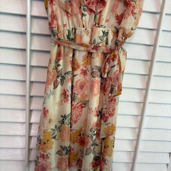 Gilli Floral Print Dress Size Large - Picture 4 of 8